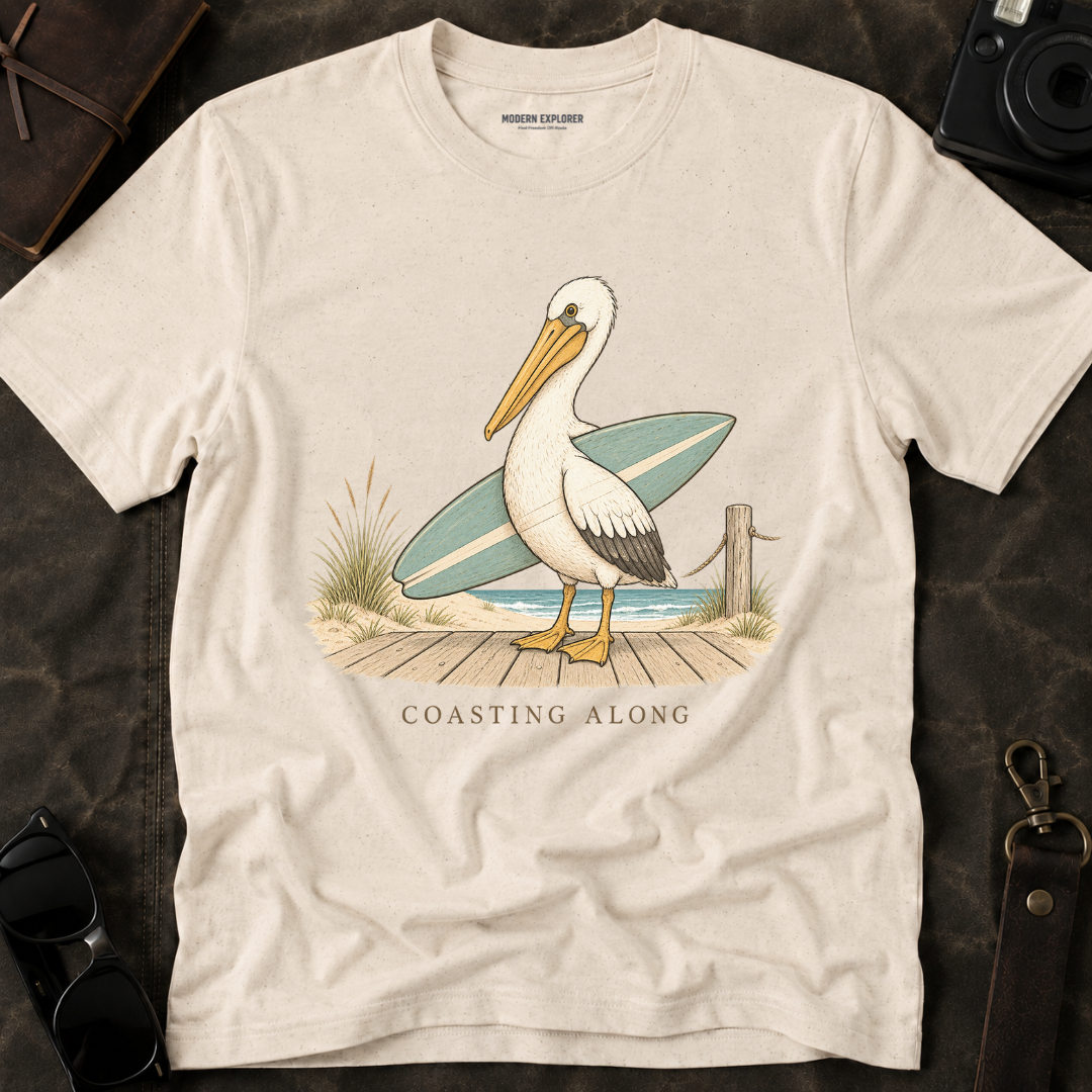 'Coasting Along' Pelican Beach Tee