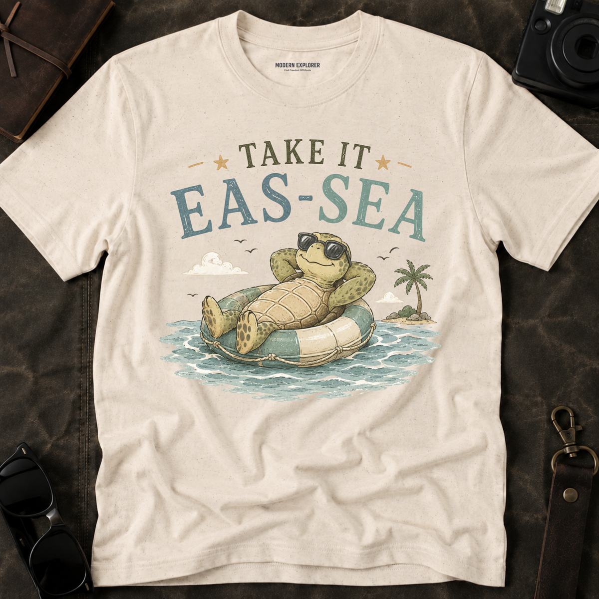 'Take It Eas-Sea' Turtle T-Shirt