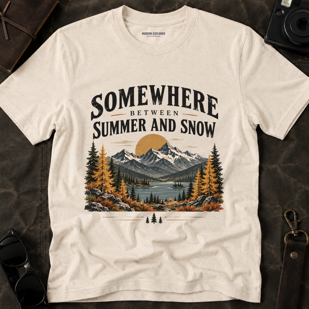 Somewhere Between Summer and Snow Tee