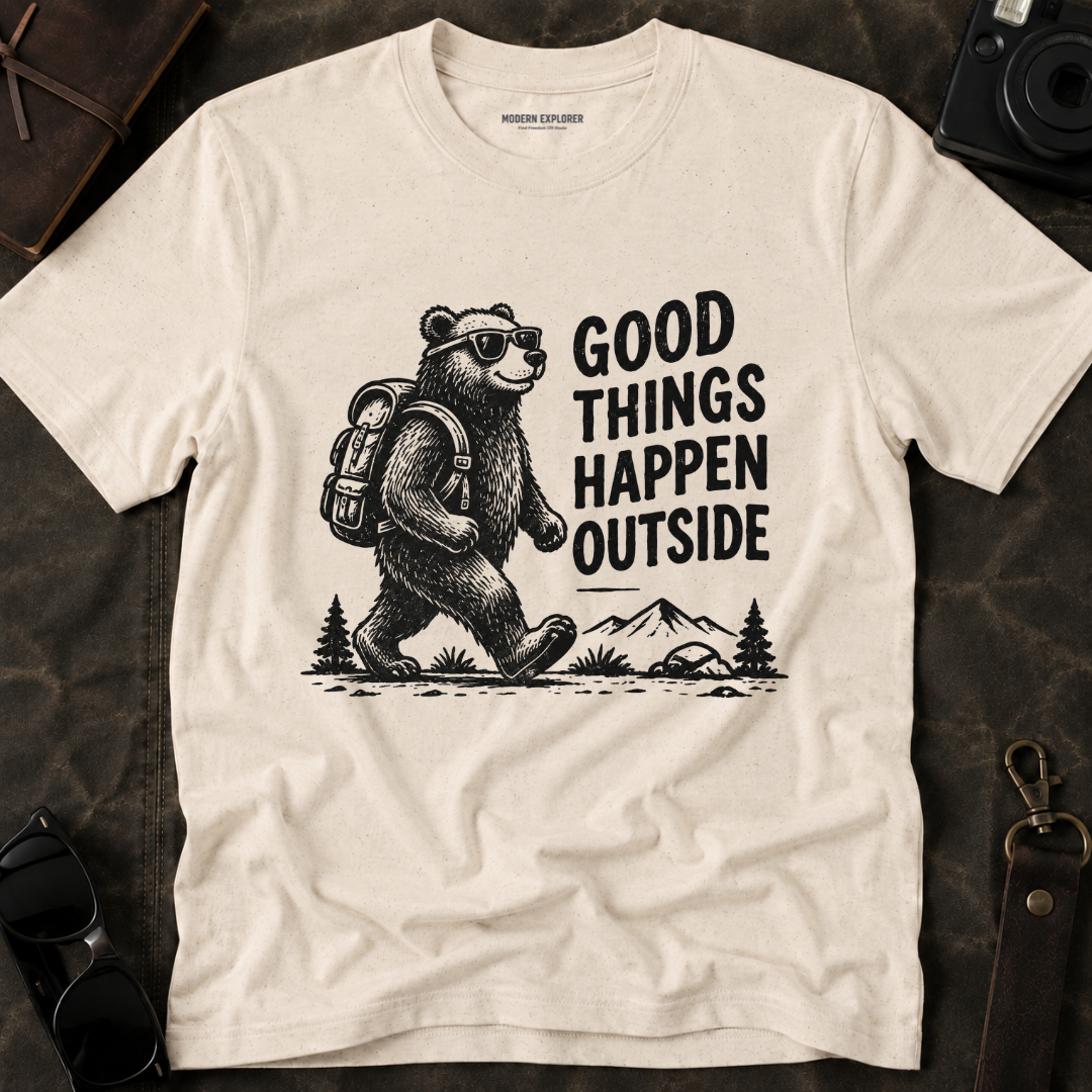 Good Things Happen Outside Graphic Tee