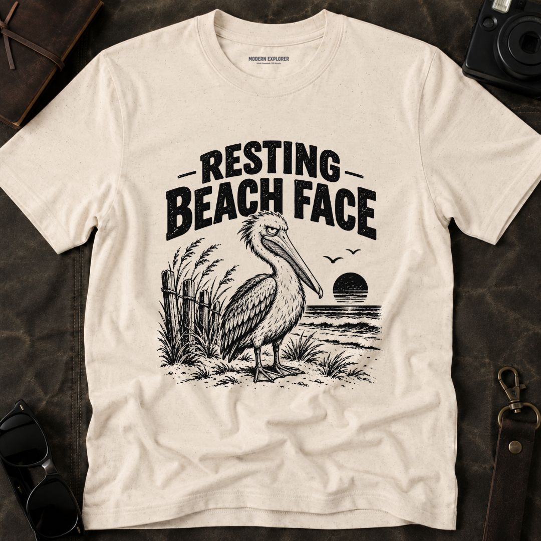 Resting Beach Face T-Shirt