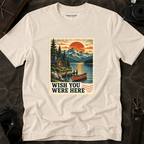 'Wish You Were Here' Vintage Postage Stamp Tee
