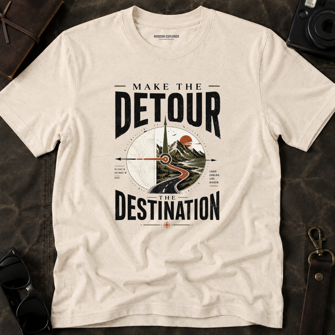 'Make The Detour The Destination' Graphic Tee