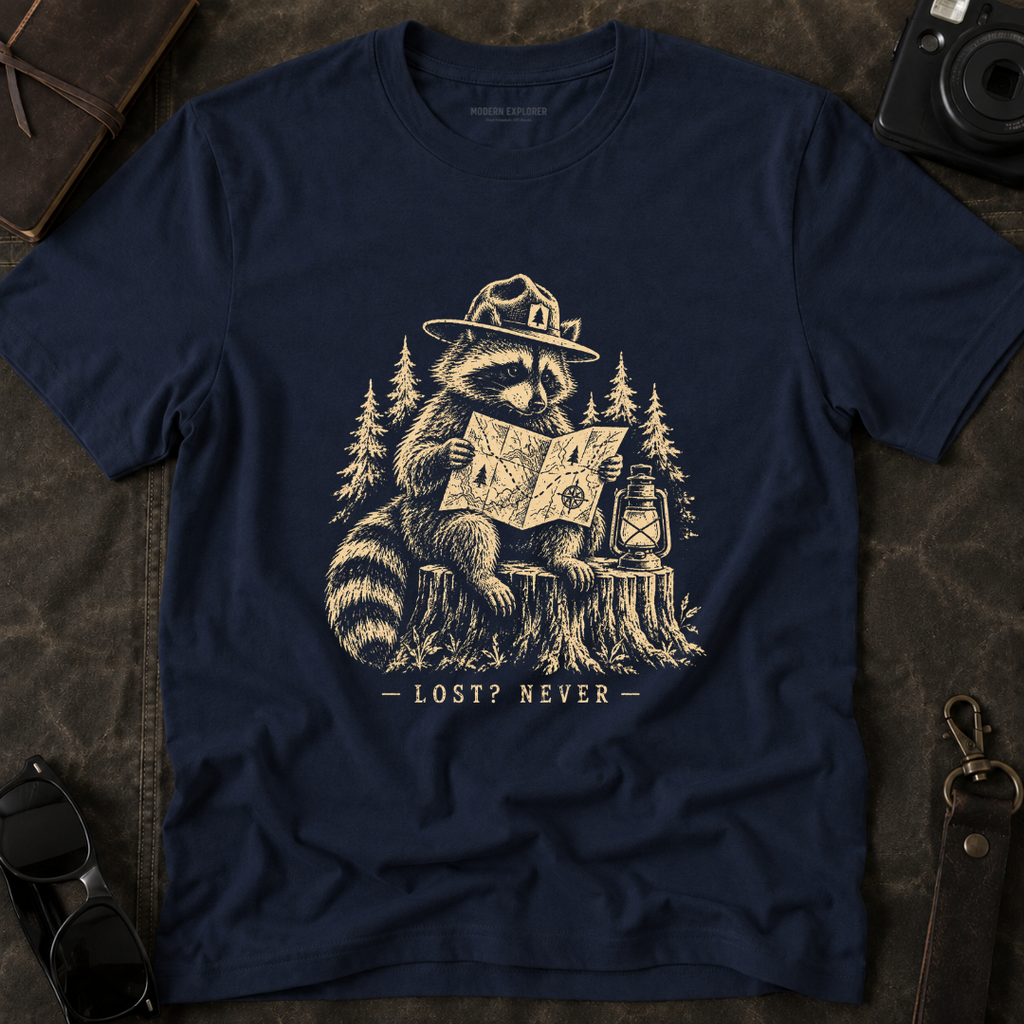 'Lost? Never' Adventure Tee