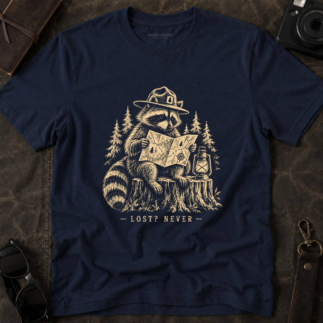 'Lost? Never' Adventure Tee
