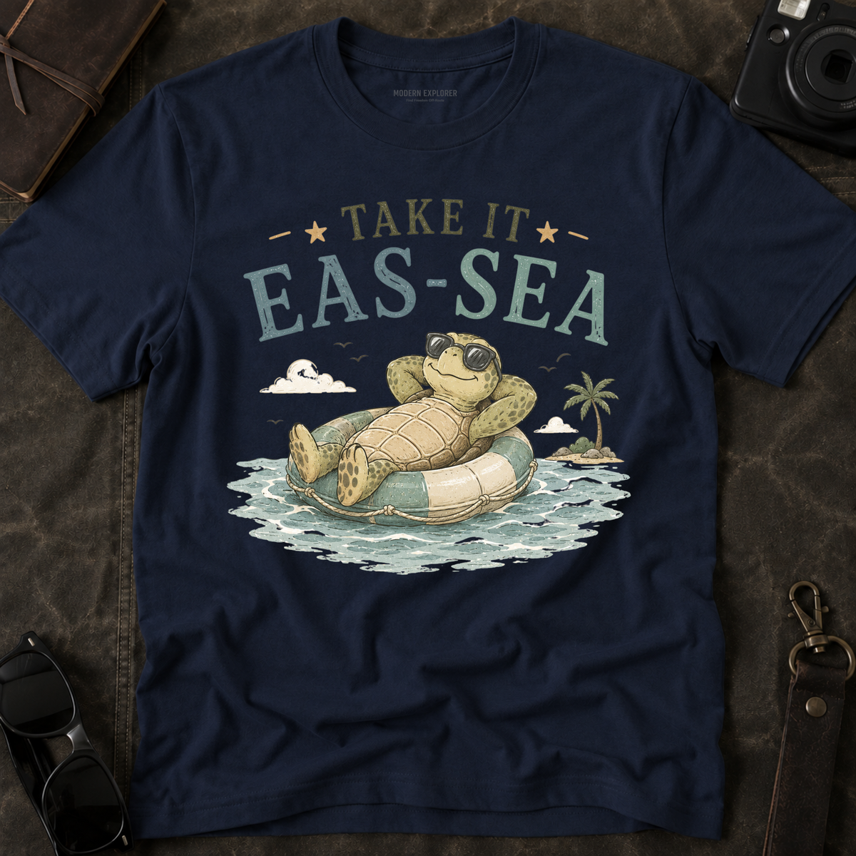 'Take It Eas-Sea' Turtle T-Shirt