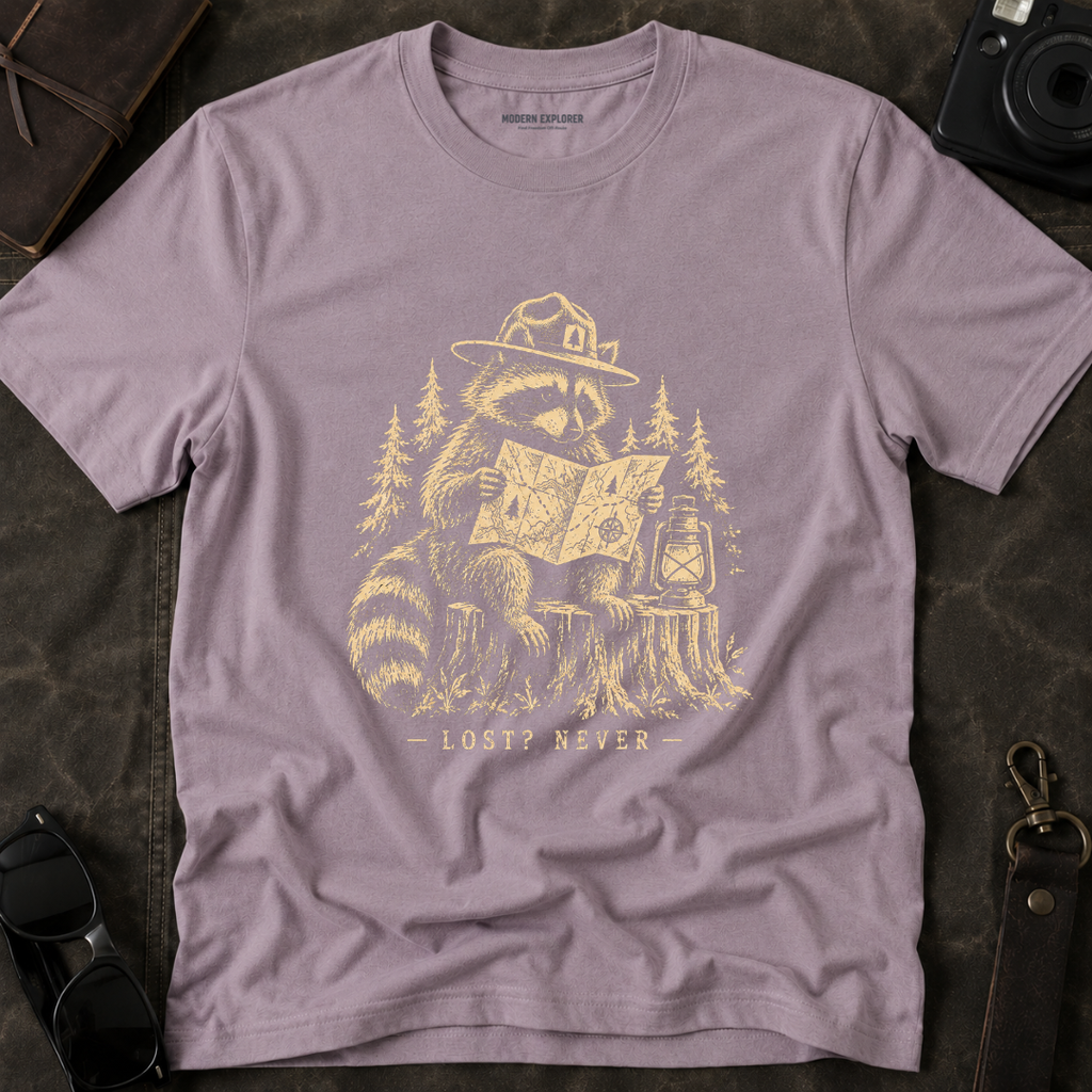 'Lost? Never' Adventure Tee
