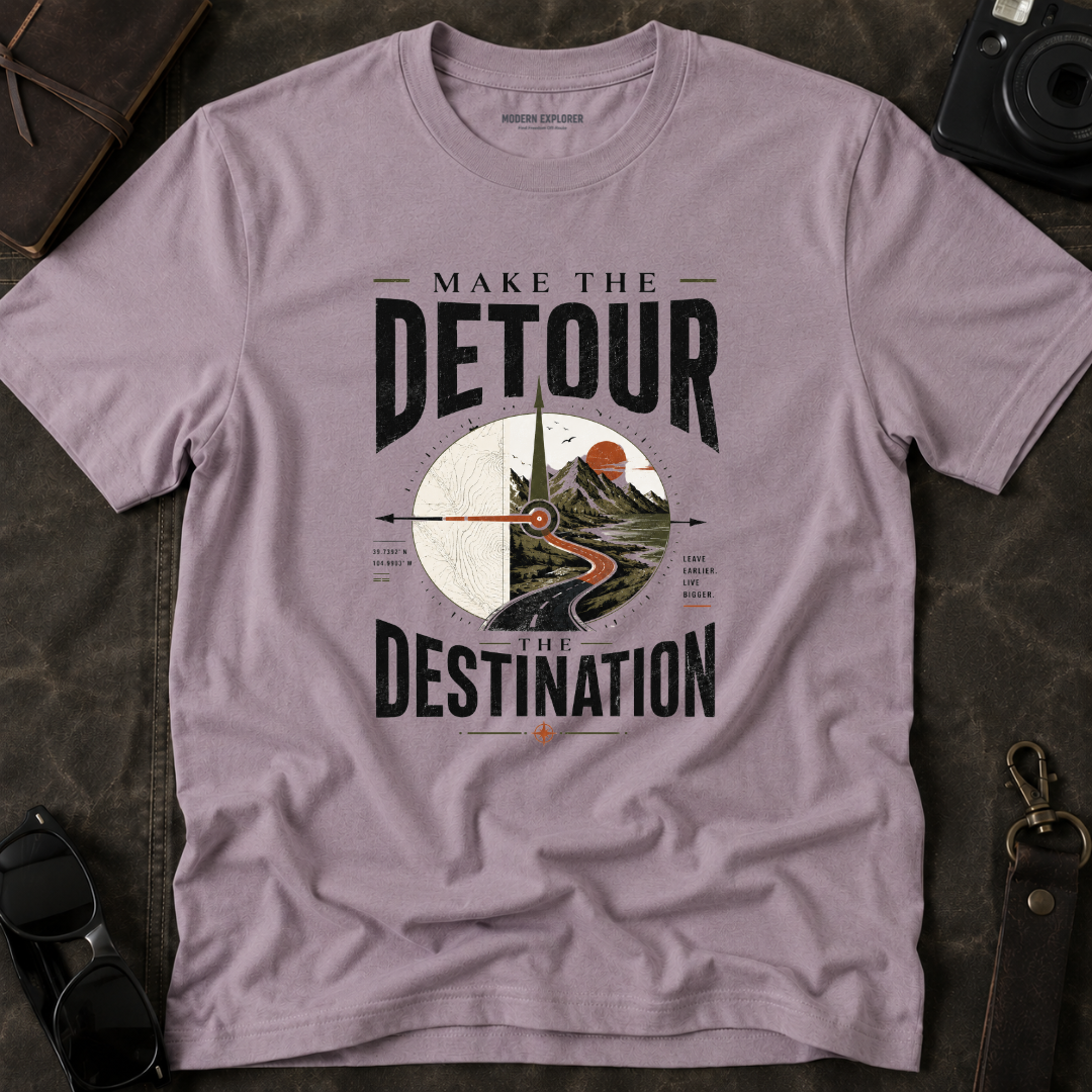 'Make The Detour The Destination' Graphic Tee