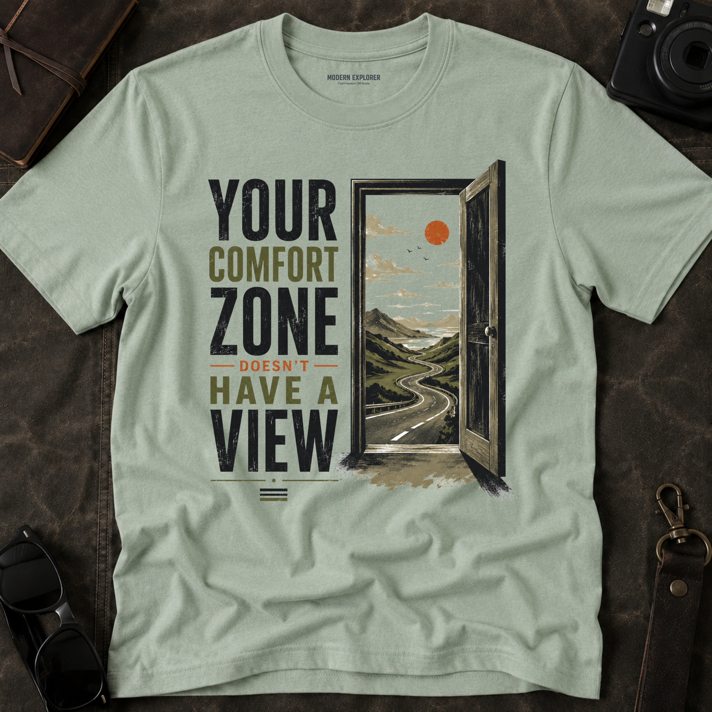 “Your Comfort Zone Doesn’t Have a View” Adventure Tee
