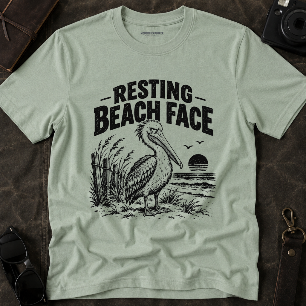 Resting Beach Face T-Shirt