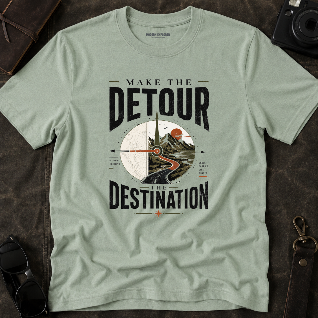 'Make The Detour The Destination' Graphic Tee