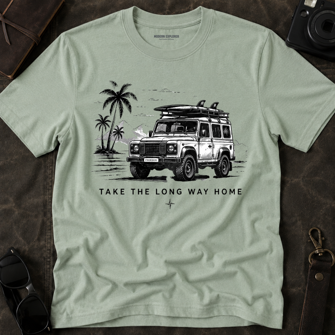 Take the Long Way Home Adventure T‑Shirt
