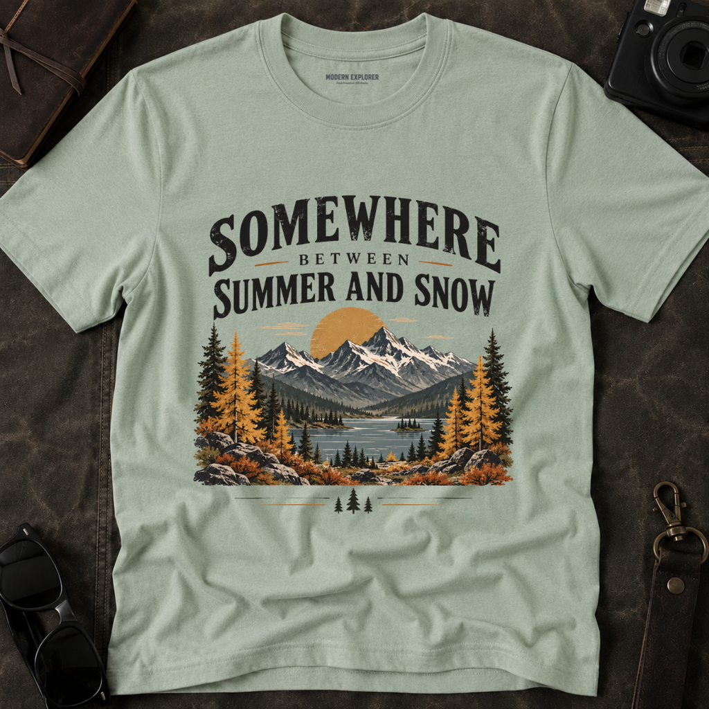 Somewhere Between Summer and Snow Tee