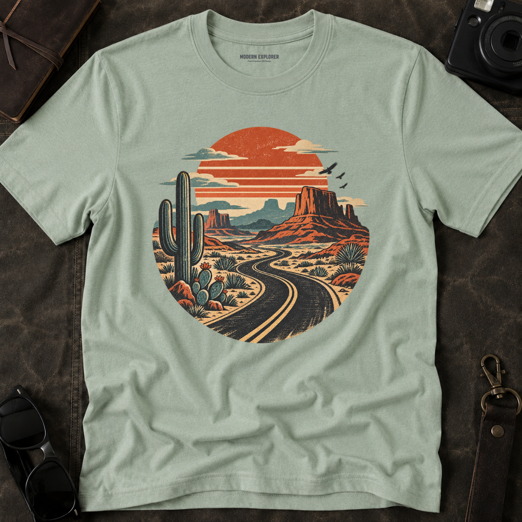 Desert Sunset Graphic T-Shirt