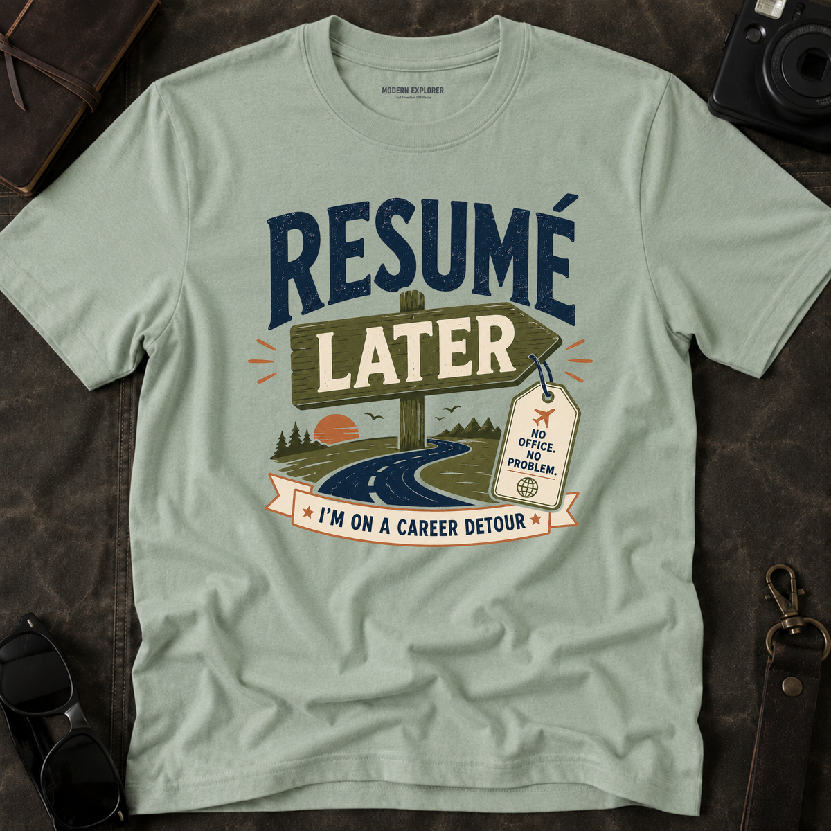 Resume Later Graphic Tee