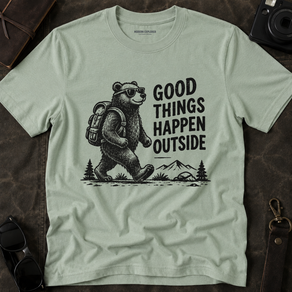 Good Things Happen Outside Graphic Tee