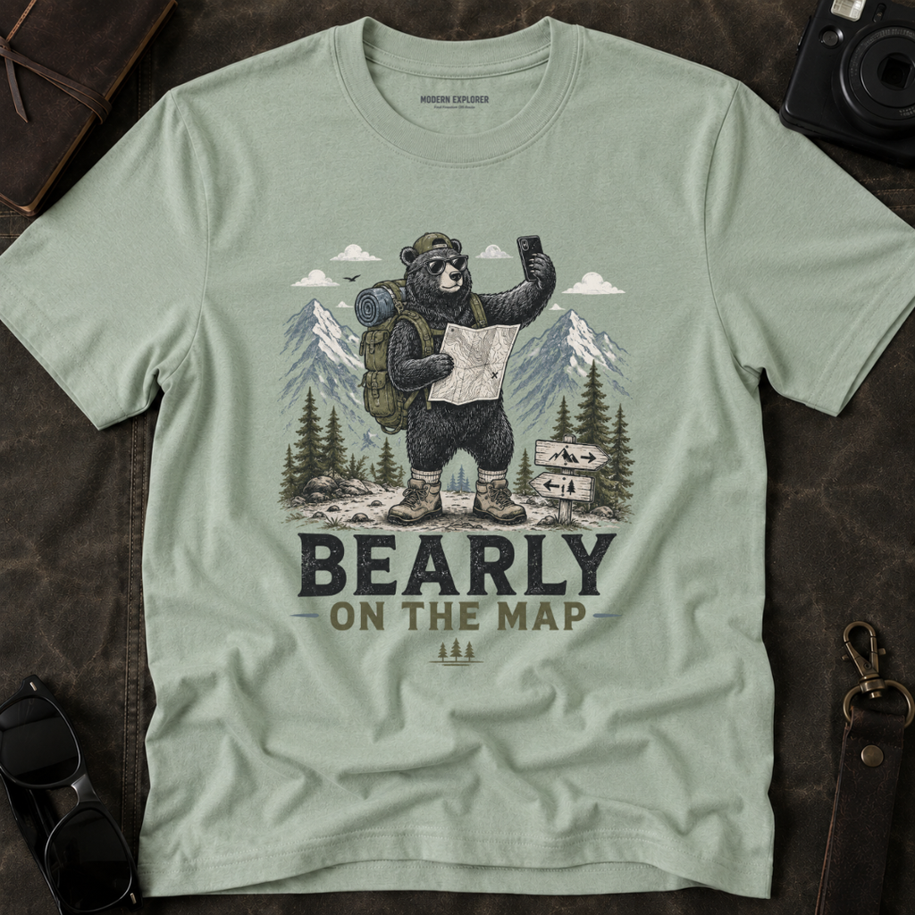 Bearly On the Map T-Shirt