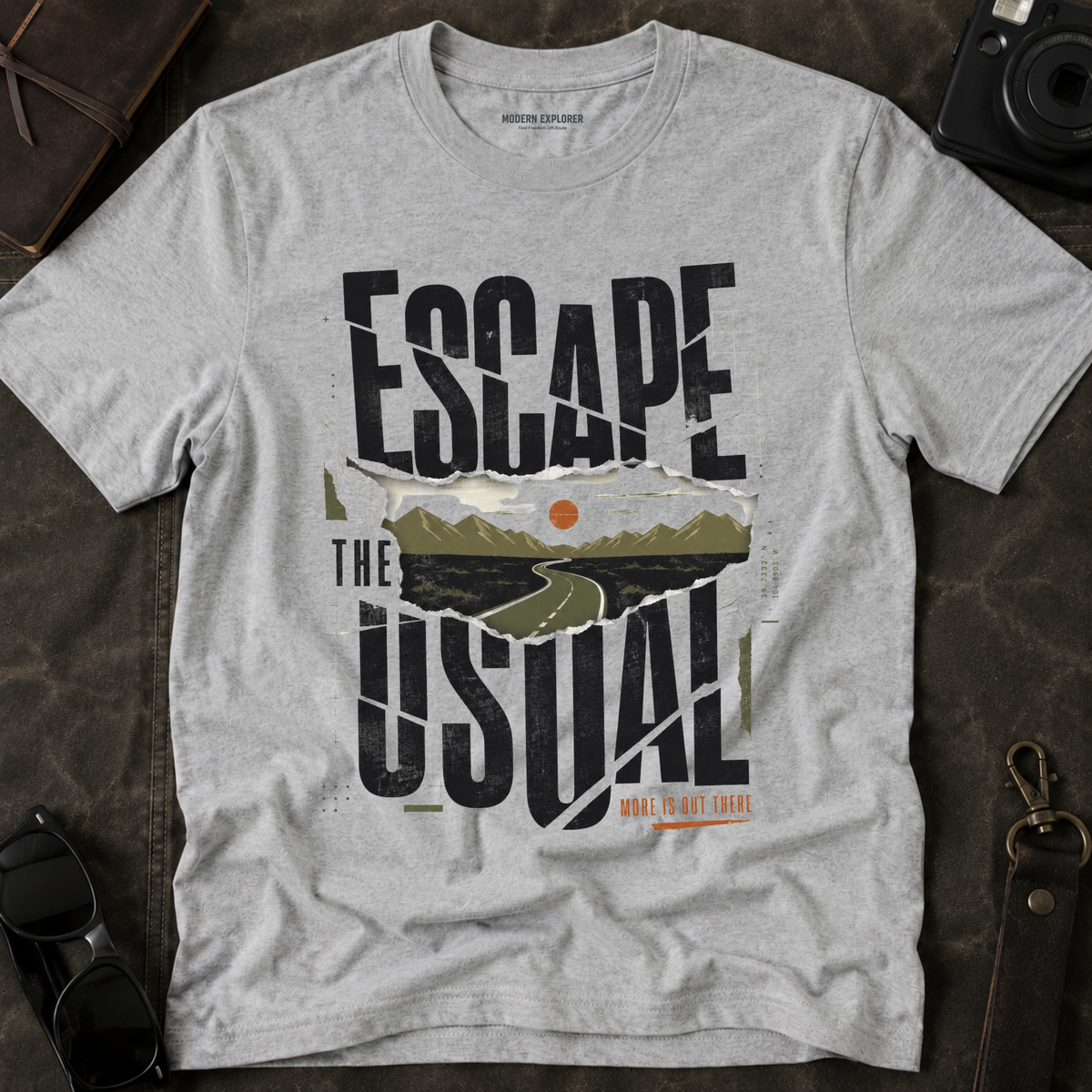 'Escape the Usual' Graphic Tee