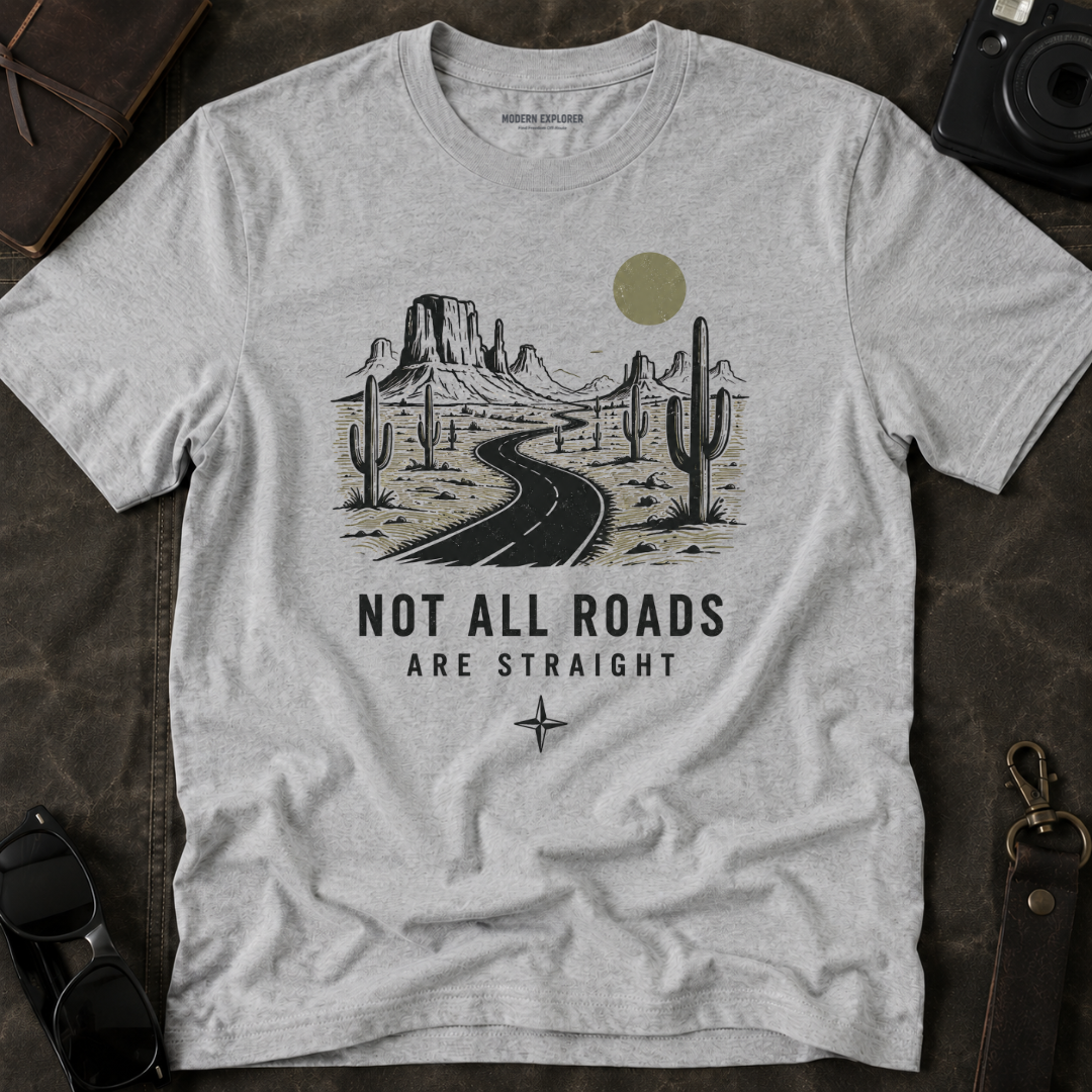 "Not All Roads Are Straight" Graphic Tee