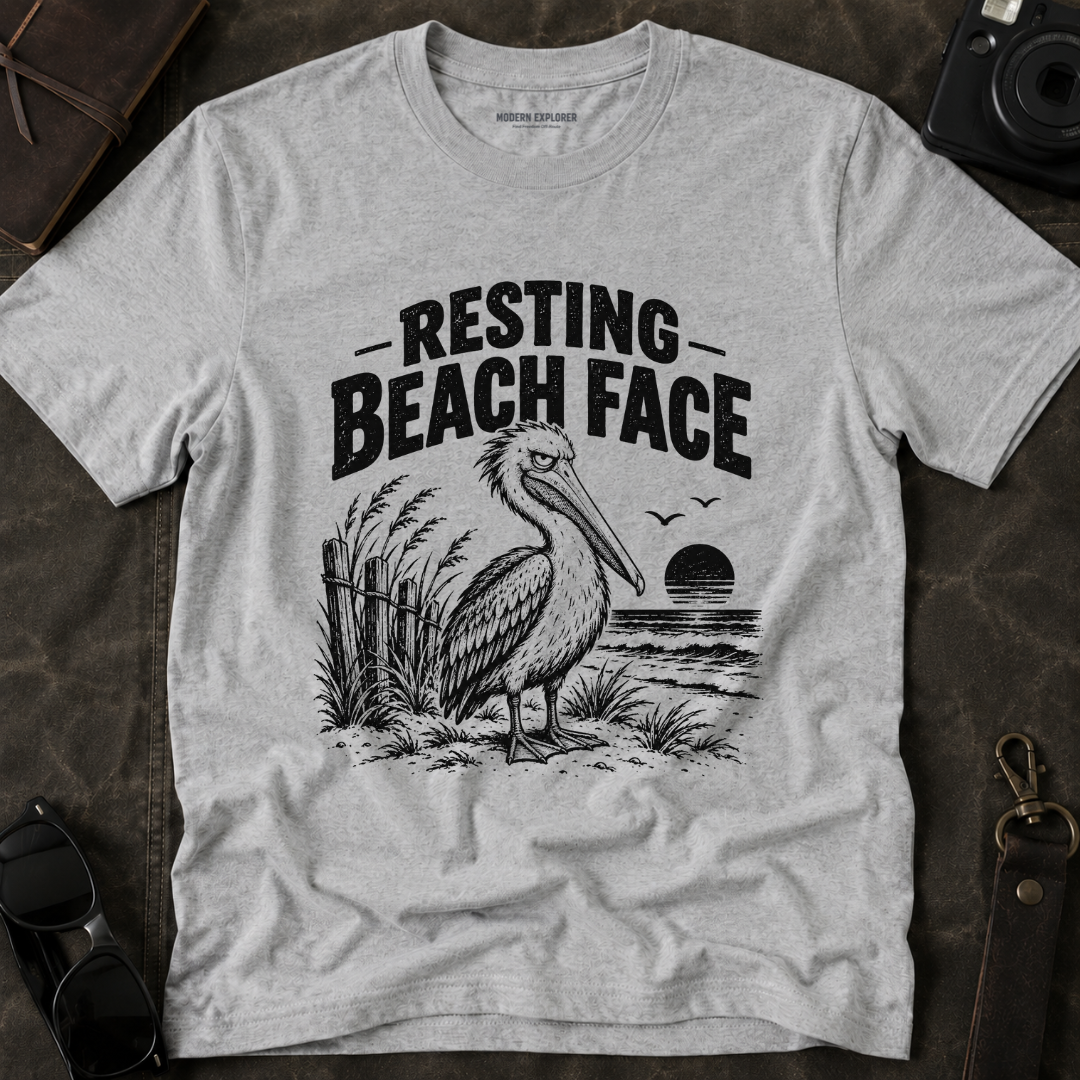 Resting Beach Face T-Shirt