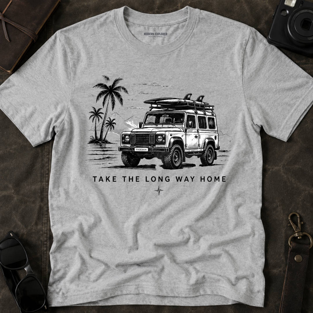 Take the Long Way Home Adventure T‑Shirt