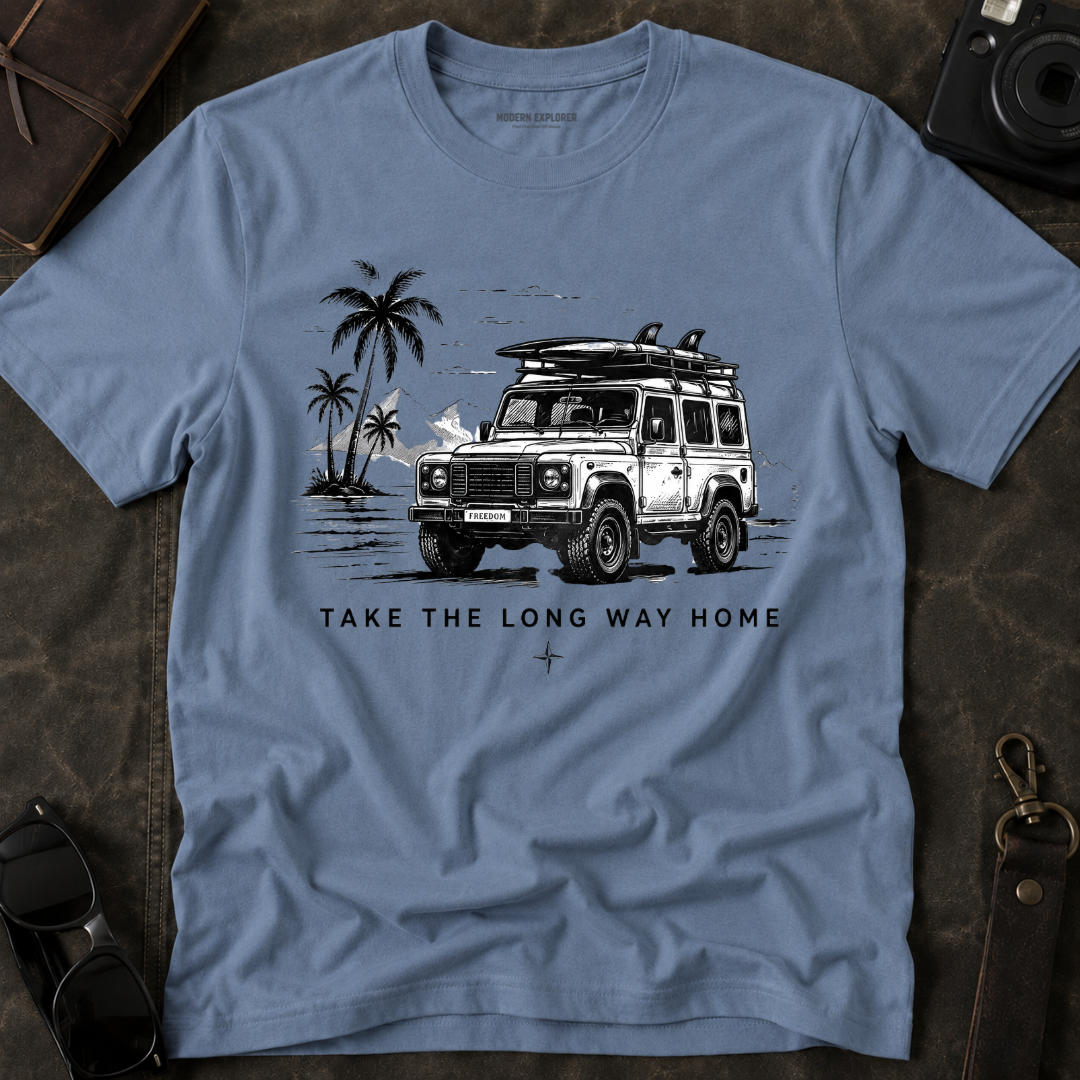 Take the Long Way Home Adventure T‑Shirt