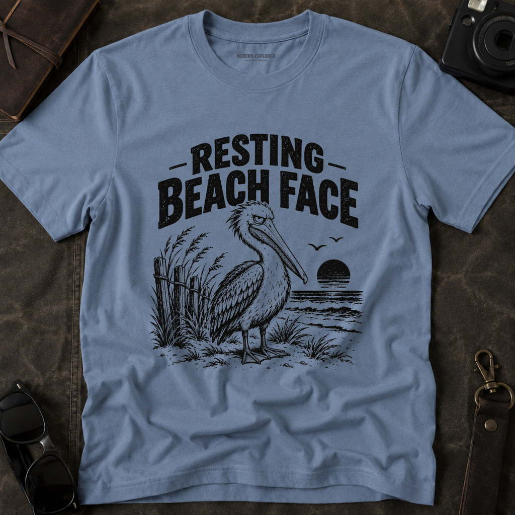 Resting Beach Face T-Shirt