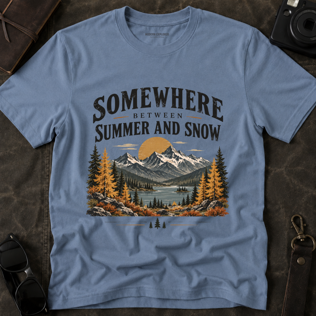 Somewhere Between Summer and Snow Tee