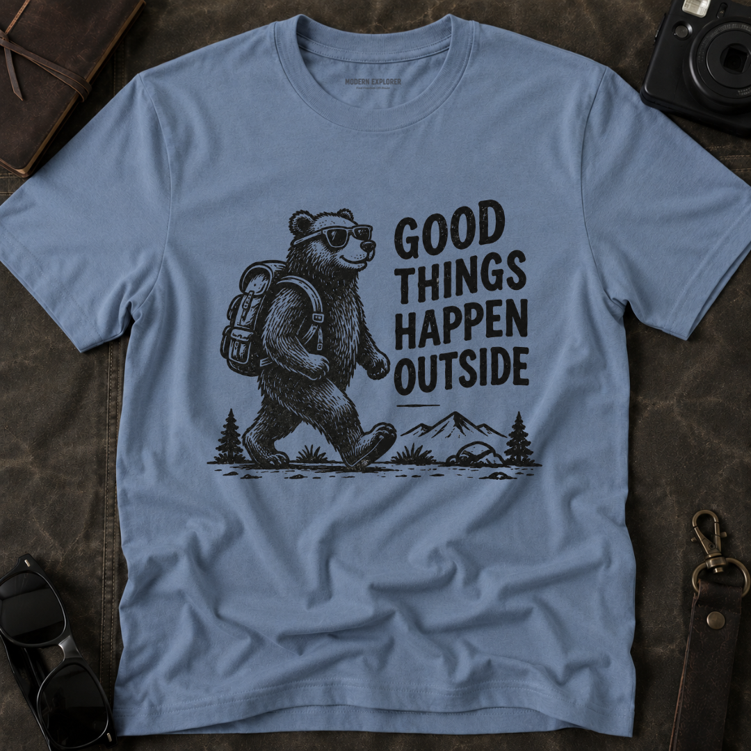 Good Things Happen Outside Graphic Tee