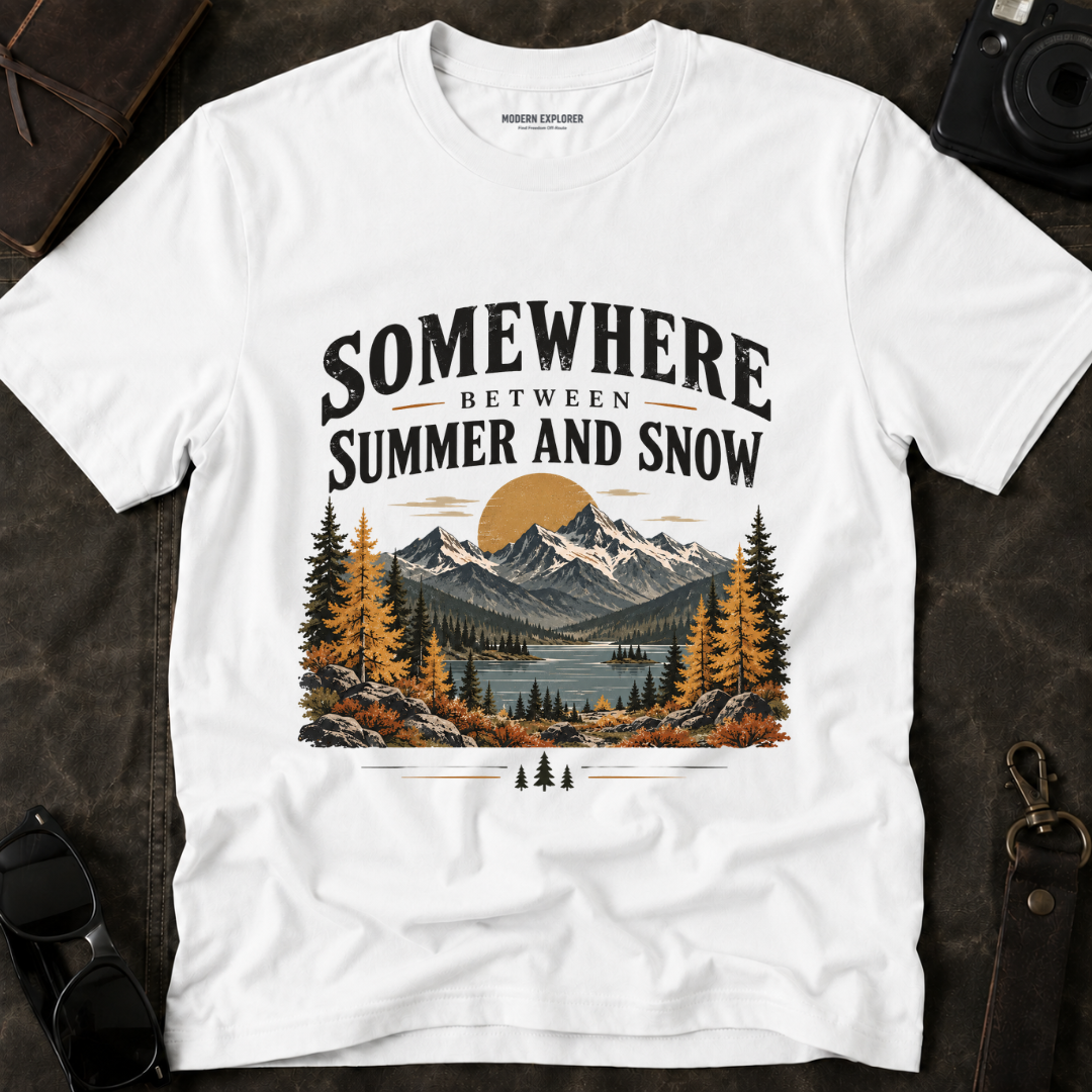 Somewhere Between Summer and Snow Tee