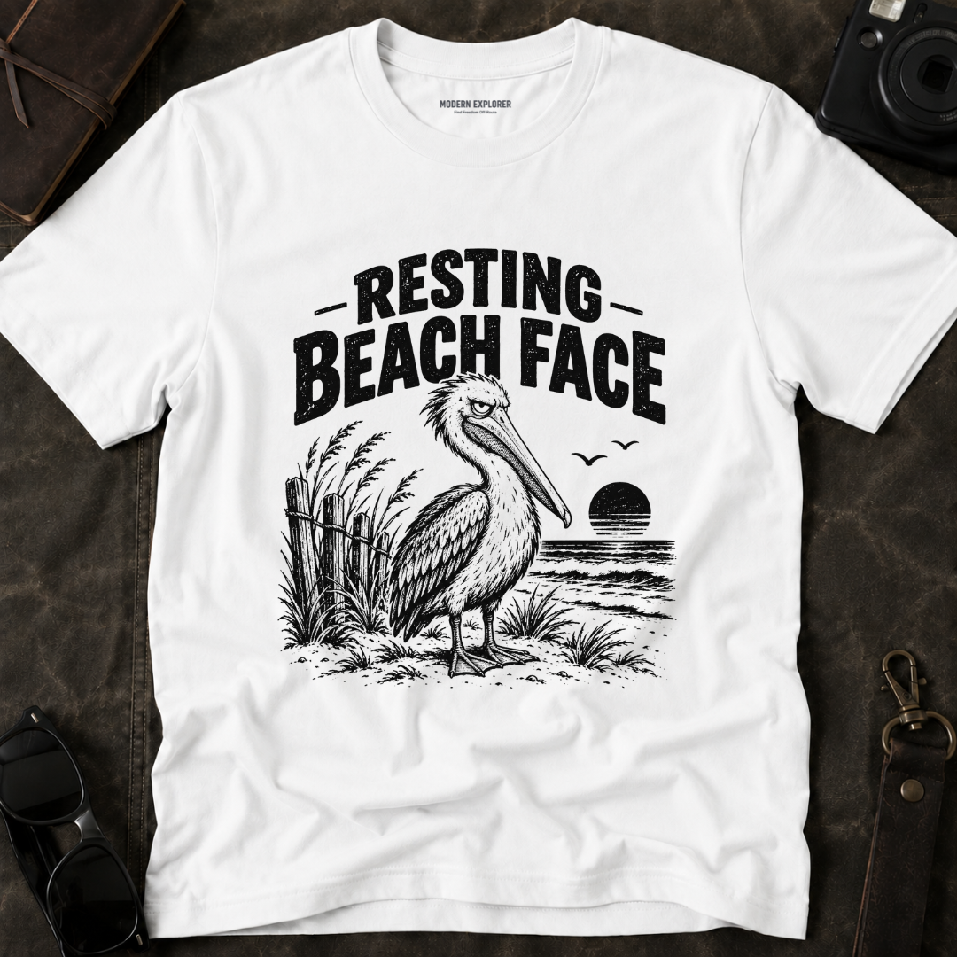 Resting Beach Face T-Shirt