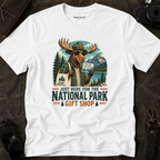 'Just Here for the Gift Shop' Moose Tee