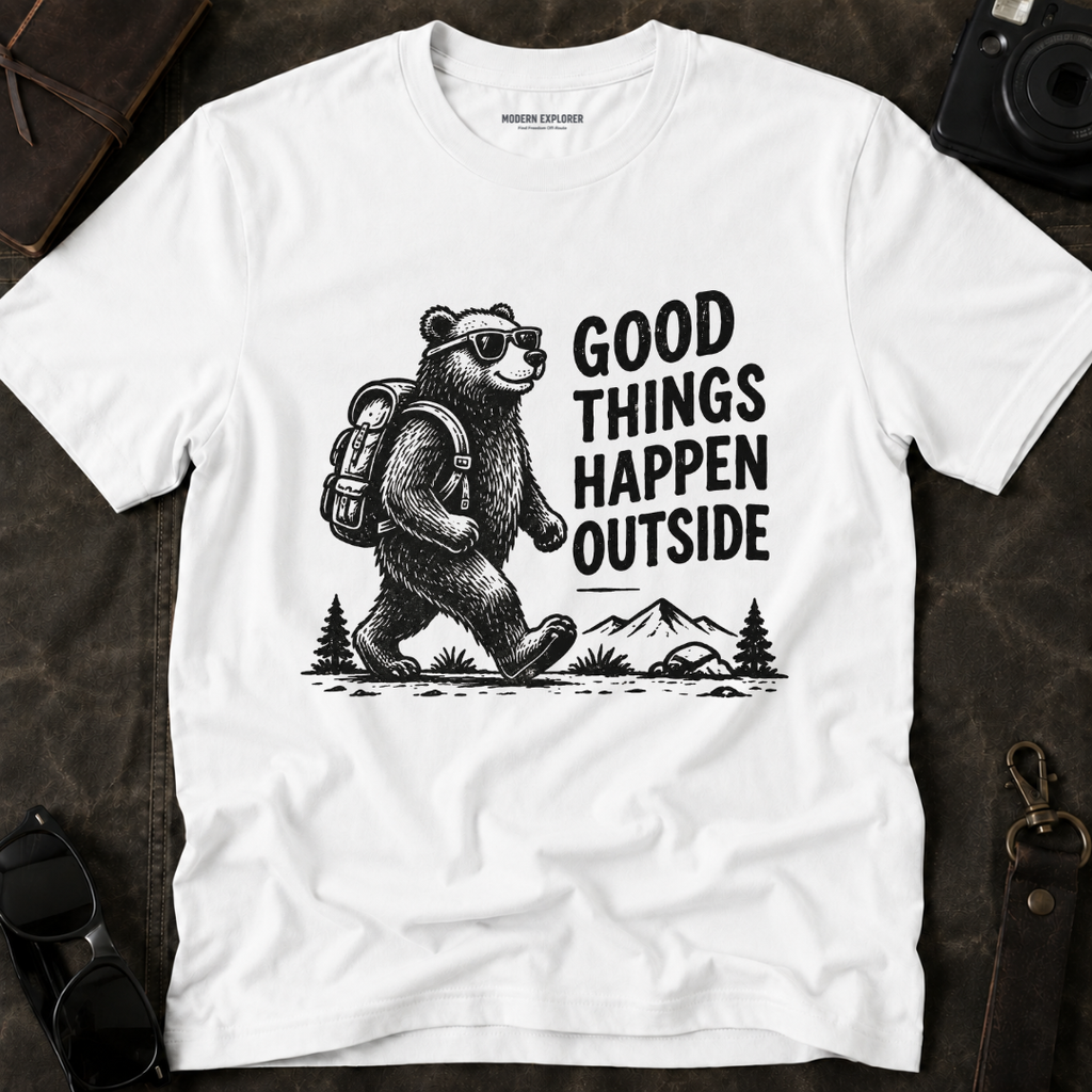 Good Things Happen Outside Graphic Tee