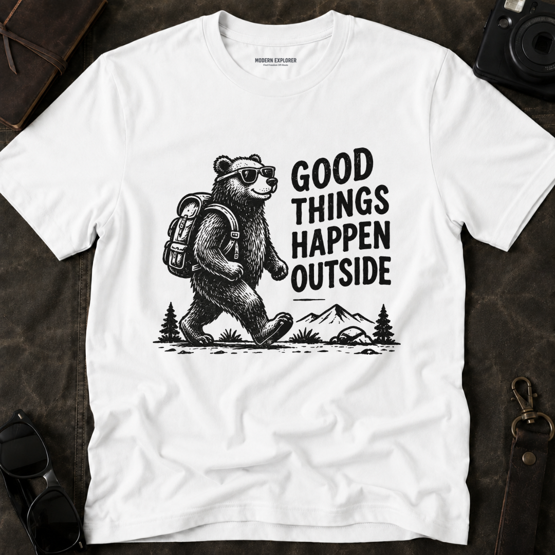 Good Things Happen Outside Graphic Tee