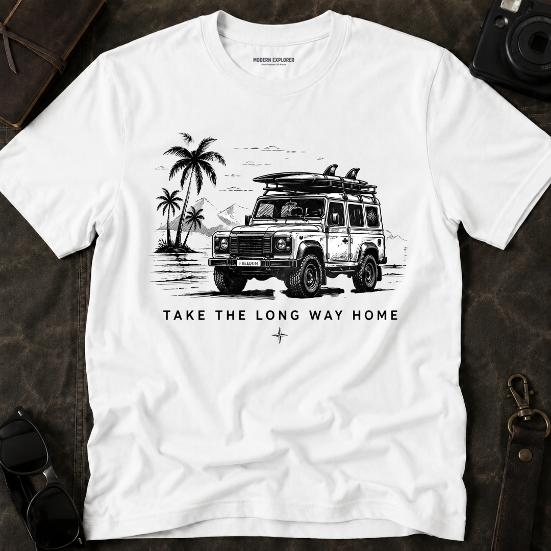 Take the Long Way Home Adventure T‑Shirt