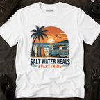 'Salt Water Heals Everything' Vibrant Graphic Tee