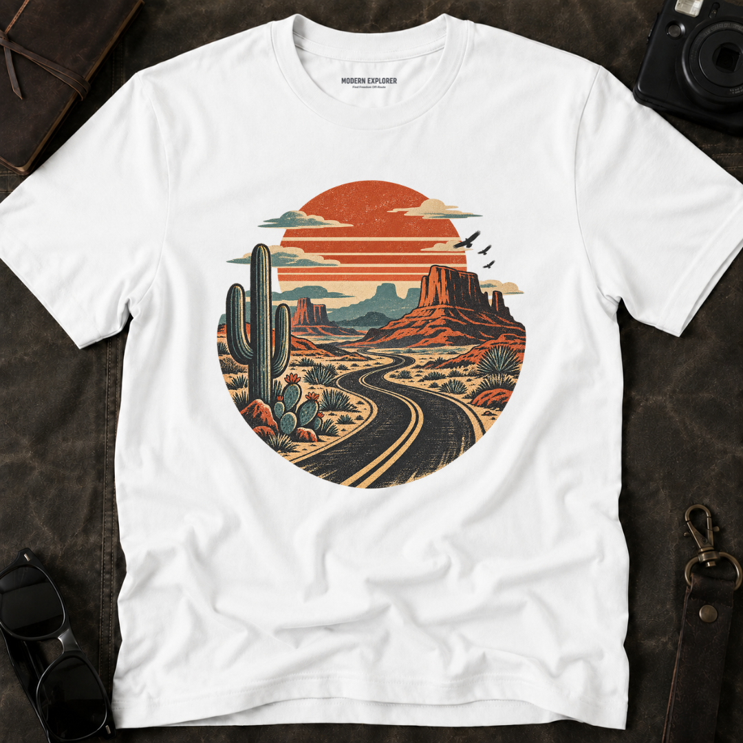 Desert Sunset Graphic T-Shirt