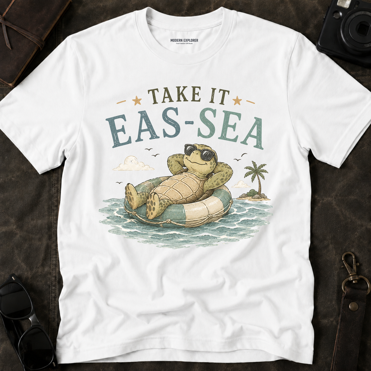 'Take It Eas-Sea' Turtle T-Shirt