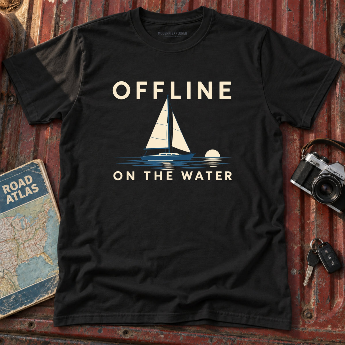 'Offline on the Water' Graphic Tee