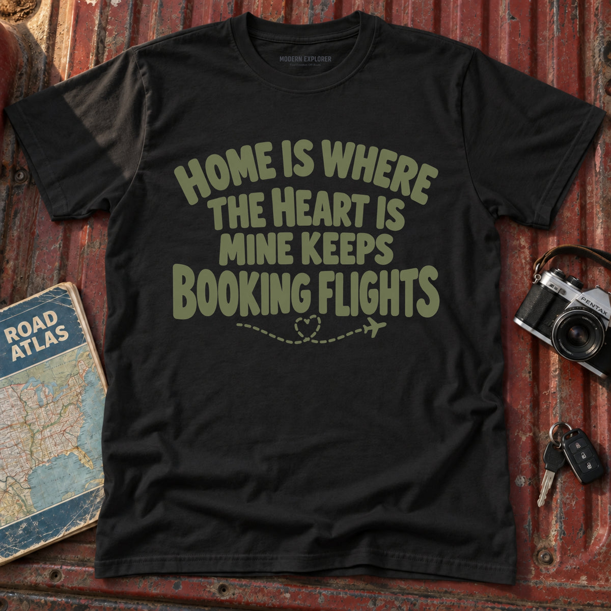 'Home is Where the Heart Is' Graphic Tee