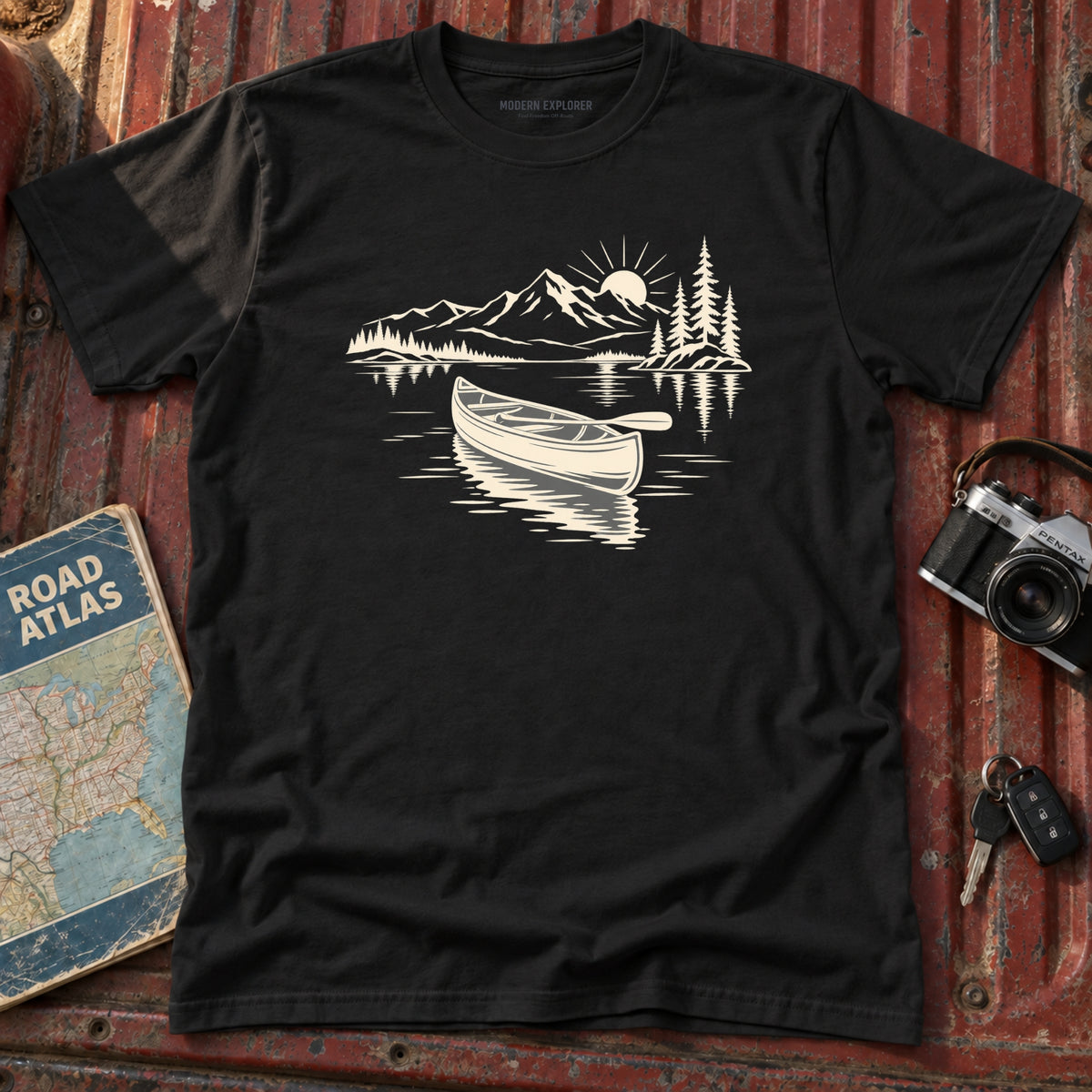Quiet Waters Canoe Tee