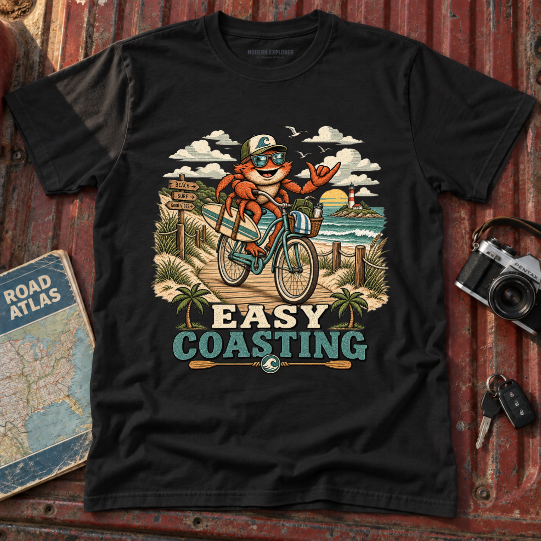 Easy Coasting Beach Graphic Tee