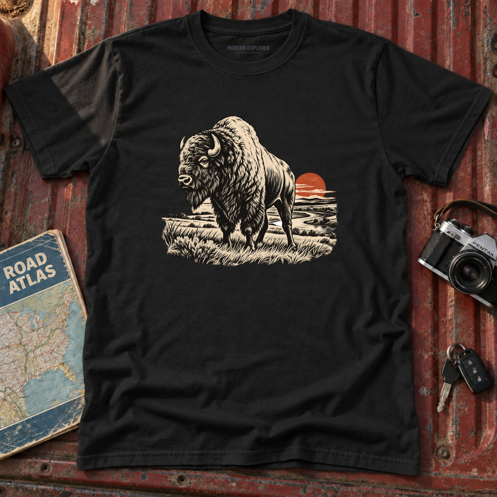 Roaming Plains Bison Tee