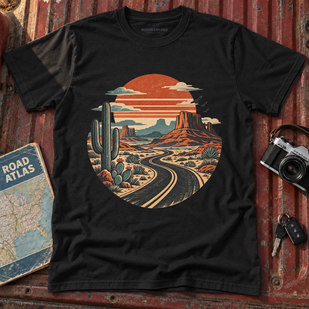 Desert Sunset Graphic T-Shirt
