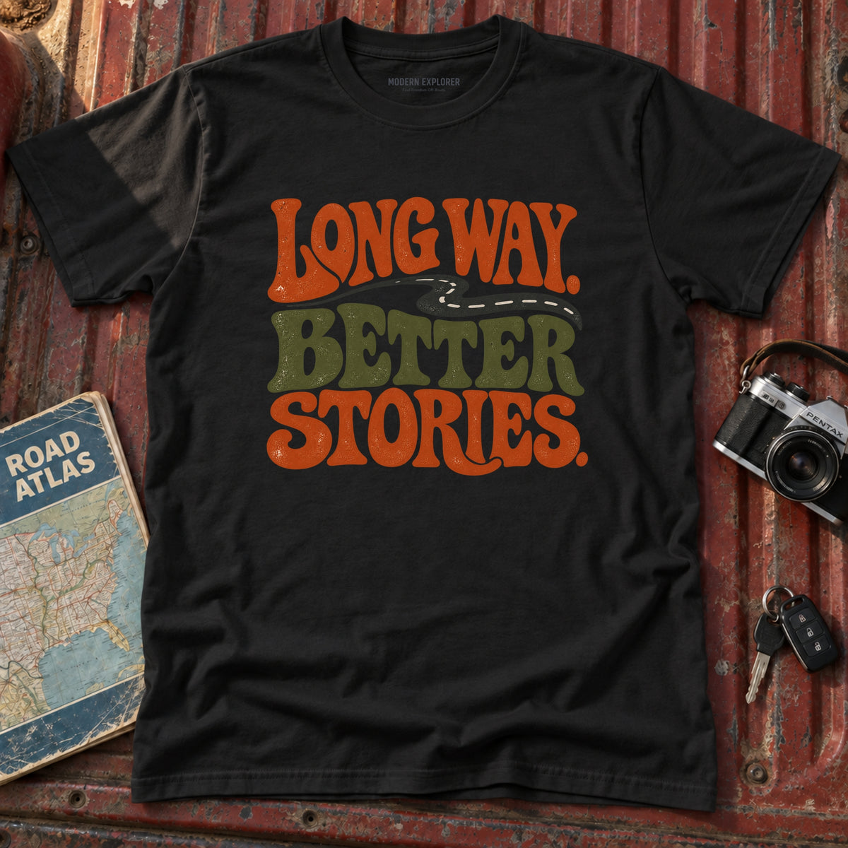 "Long Way Better Stories" Tee