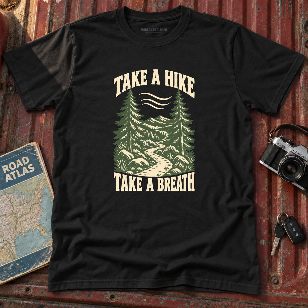 "Take a Hike Take a Breath" Graphic Tee