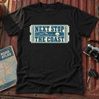 'Next Stop The Coast' Graphic Tee
