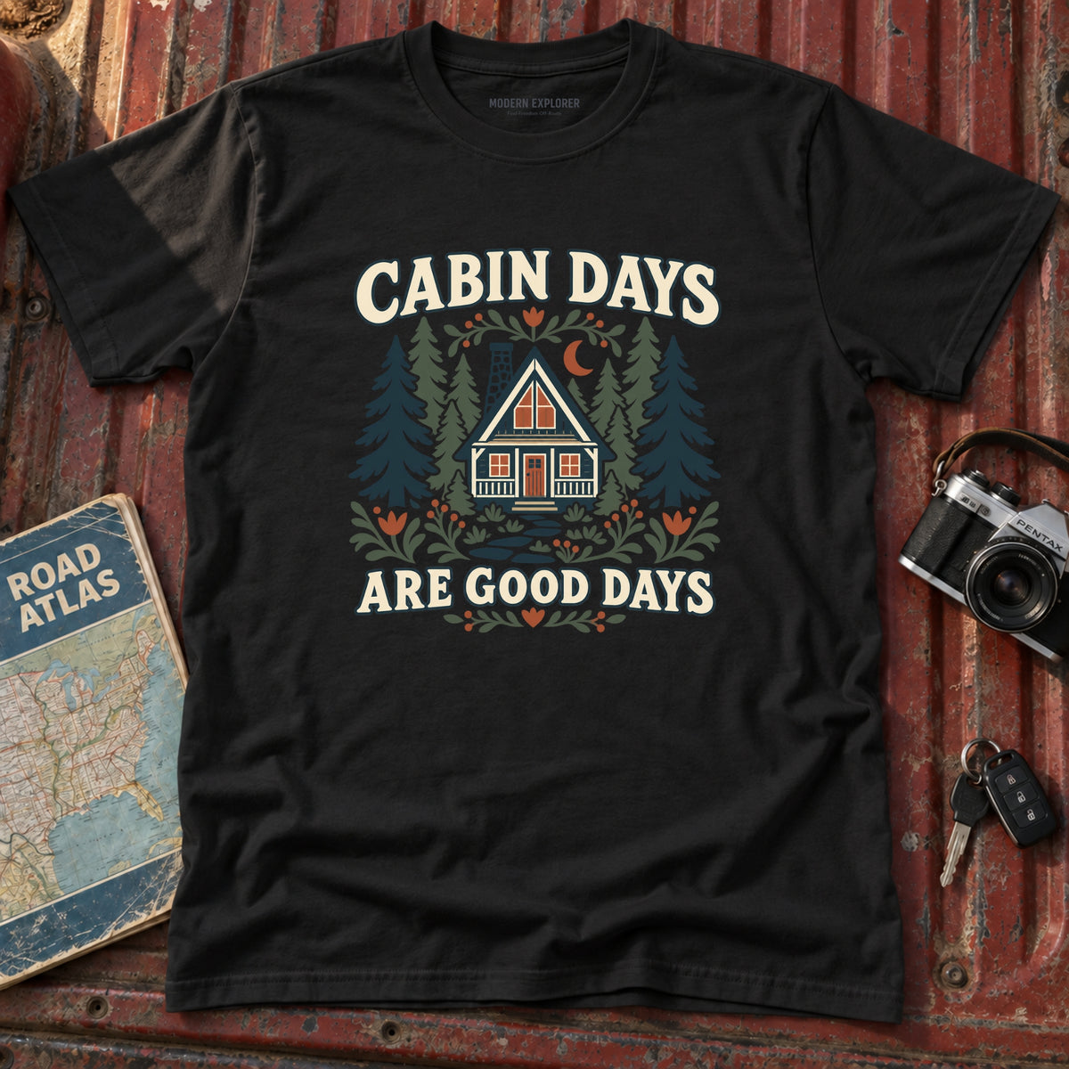 'Cabin Days are Good Days' Graphic Tee