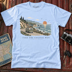 'Tale the Coastal Way' Sunset Beach Graphic