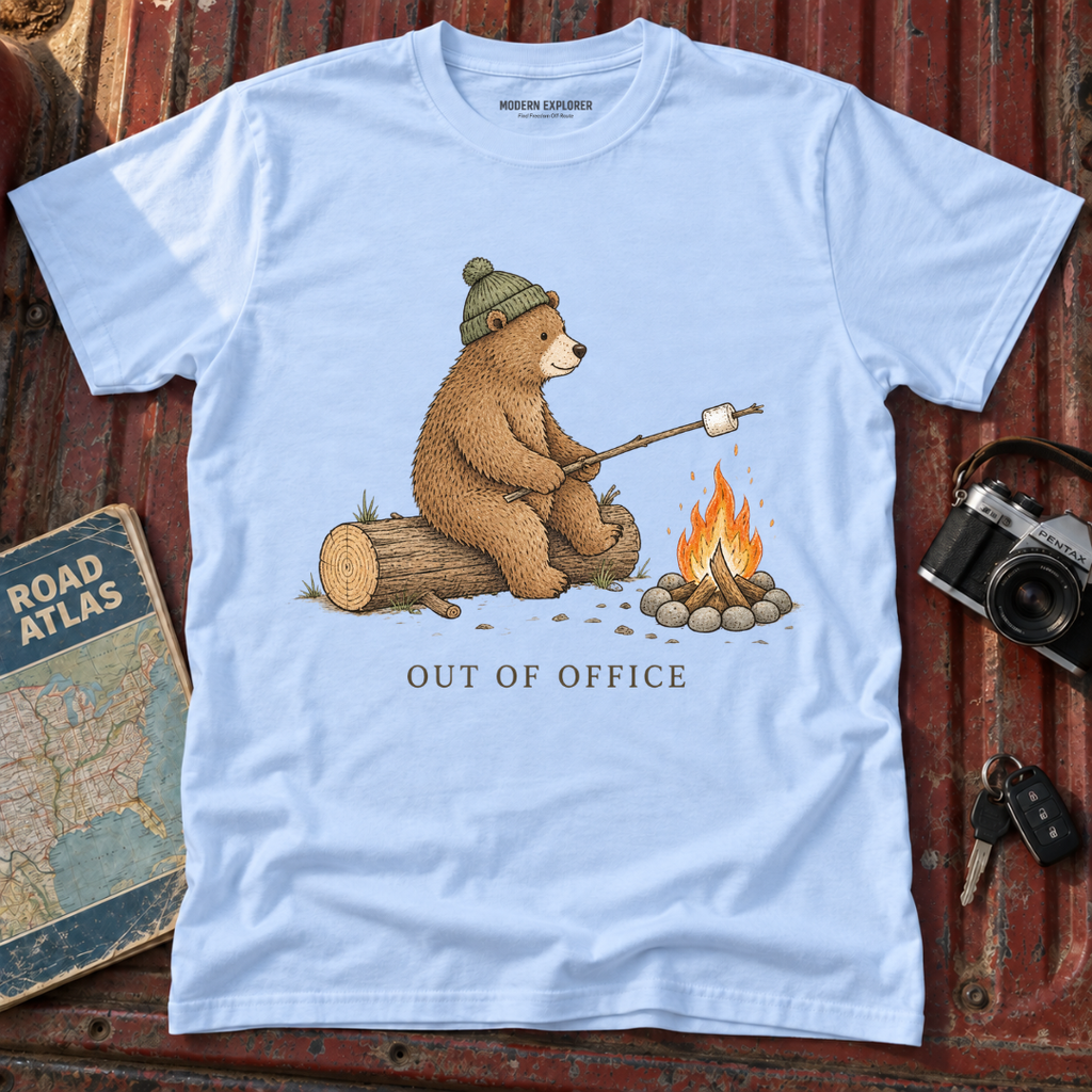 'Out of Office' Cozy Campfire Tee